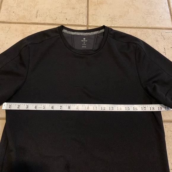 Apana Black Short Sleeve Athletic T-Shirt - Men's/Unisex - Size Medium - Picture 6 of 7